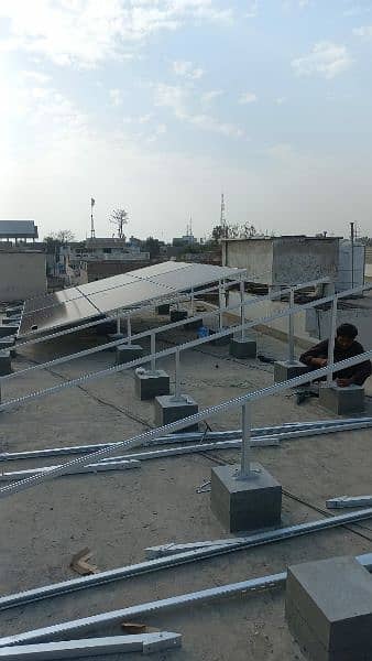 solar pannels inverter structure and installation 6