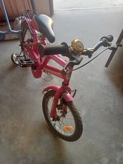 Bicycle in pink colour