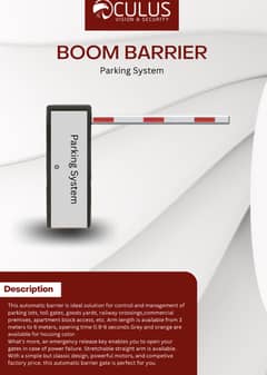 Parking Boom Barrier , Automation Parking, E-TAG