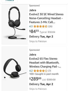 Jabra Evolve 2 important branded new headphones