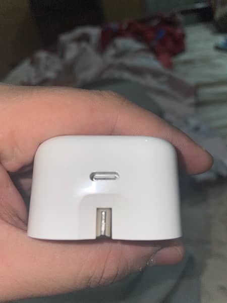 Apple orignal 20 watt fast charger just 1 or two time used 1