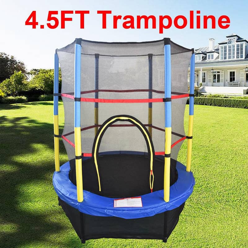 Trampoline | Jumping Pad | Round Trampoline | jumper | With safety net 4