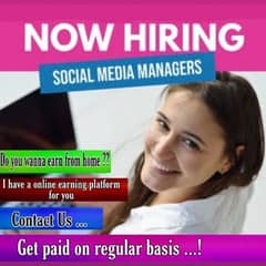 we require male female staff for online work