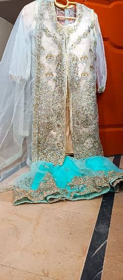 Fancy dress wedding suit sharara/gharara