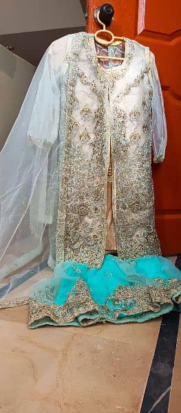 Fancy wedding dress sharara/gharara 1