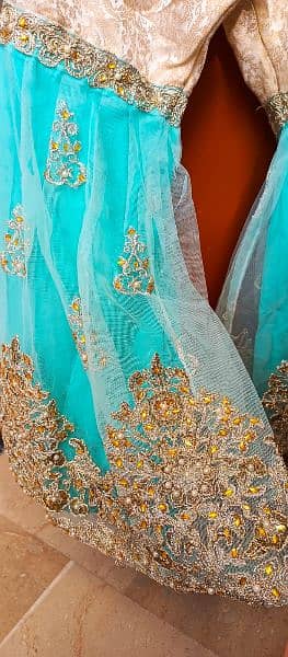 Fancy wedding dress sharara/gharara 3
