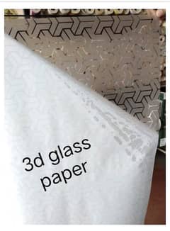 glass paper / wallpapers / room decor / roller blinds / 3d wallpaper