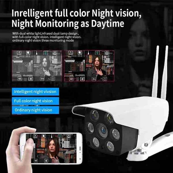 Night Vision Bullet Camera Wifi Waterproof 2