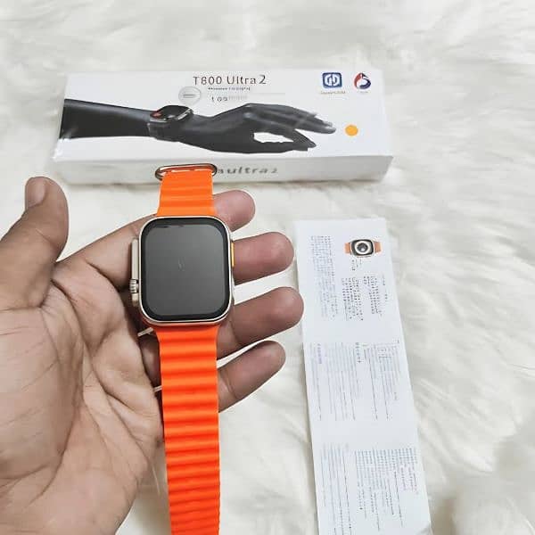 T800 Ultra 2 Smart Watch, Box Packed, 1.99 Display, Wireless Charging 1