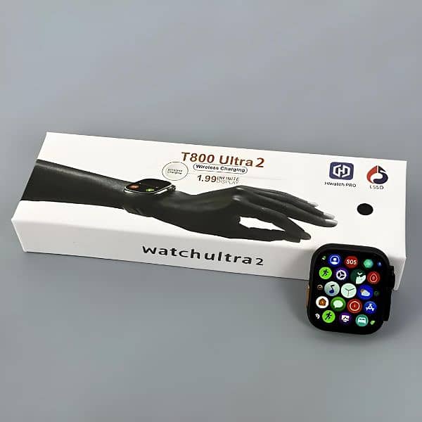 T800 Ultra 2 Smart Watch, Box Packed, 1.99 Display, Wireless Charging 2