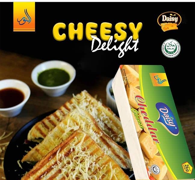 Al-Noor Daisy Cheese Cheedar/ Mozerella/ Pizza Cheese Sharadeed 2