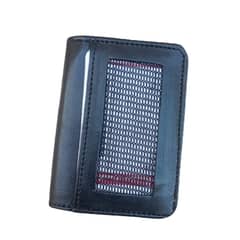 Slim Black Leather Card Holder Wallet - Hot Mini Wallet