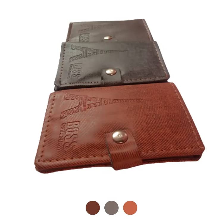 3 Color ATM Cards Holder Wallet - High Quality PU Leather 8