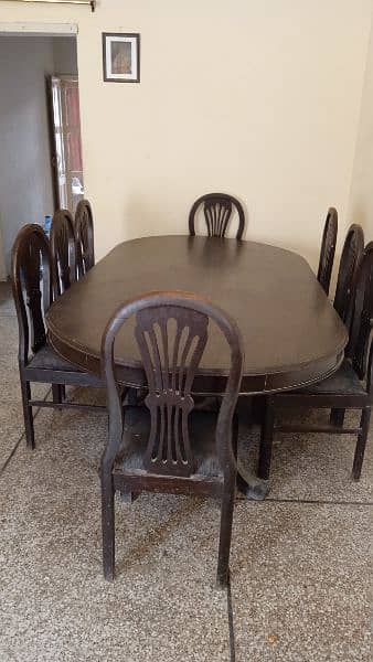 Dining table with 8 chairs 1