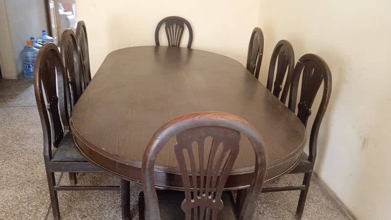 Dining table with 8 chairs 2