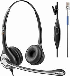 Wantek Phone Headset with Microphone Noise Cancelling, RJ9