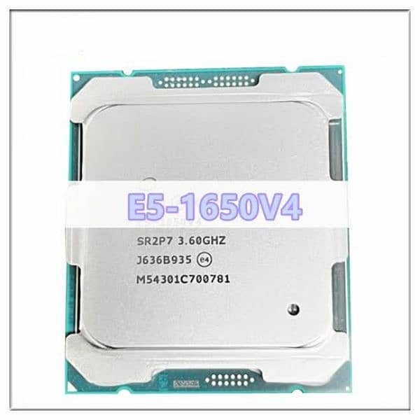 Intel Xeon Processor E5-1650 v4
100% Okay Final and Best price 4