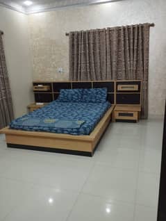 Furnished apartment for in clifton block 9 with line water