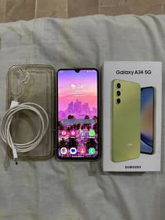 Samsung Galaxy A34 5G 128GB 8GB OFFICIAL PTA APPROVED 0