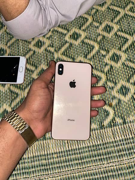 i phone Xs Max with box PTA APPROVED 256 gb battery changed 1