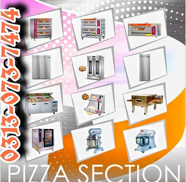 pizza oven deck dough machine pizza prep table pizza setup sale 1
