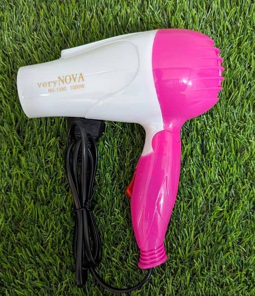 Nova 1000w Hair Dryer - Fast Drying, Portable Styling 1