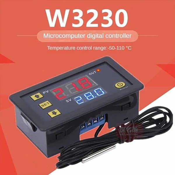 W3230 Mini Digital incubator Temperature Controller 220V Thermo 0