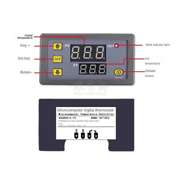 W3230 Mini Digital incubator Temperature Controller 220V Thermo 4