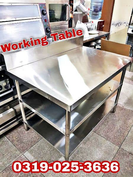 working table /cutting table / shelfing rack /commercial washing sink 1