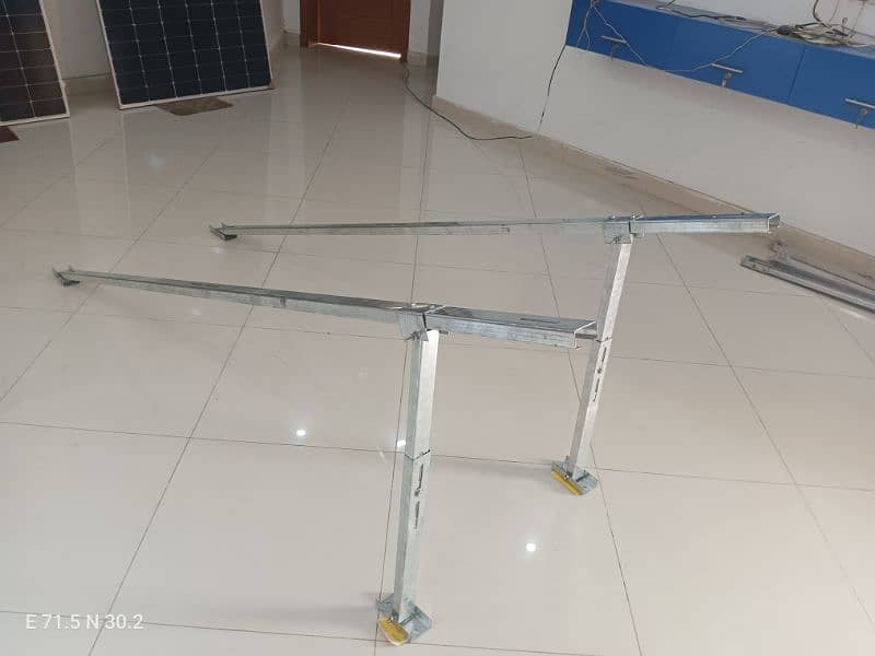 G. I SOLAR MOUNTING (STAND), (14-SWG) WITH G. I NUT BOLT. 0