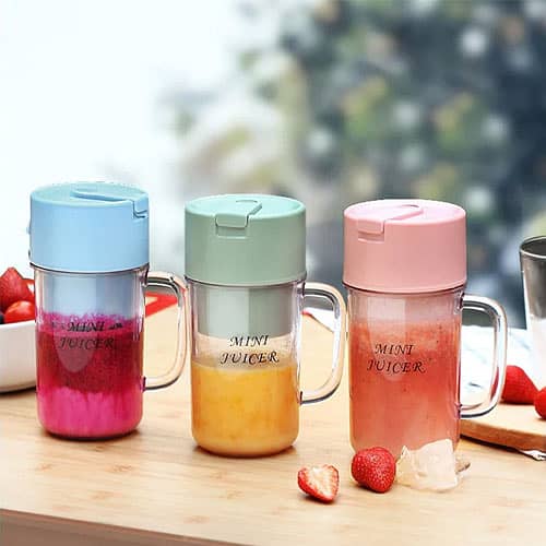 USB Chargeable Mini Juicer Blender 6 Blades Portable Blender 6 Blade 10