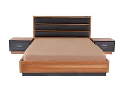 kingsize bed/double bed/side table/dressing table/bed
bed set/double b