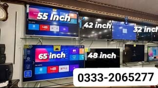 Big offer 24 to 65 Inch Smart Wifi FHD 4K ULTRA SLIM LED TV box pack