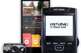 Rexing V1P 2.4" LCD FHD 1080p 170 Degree Wide Angle Dual Channel