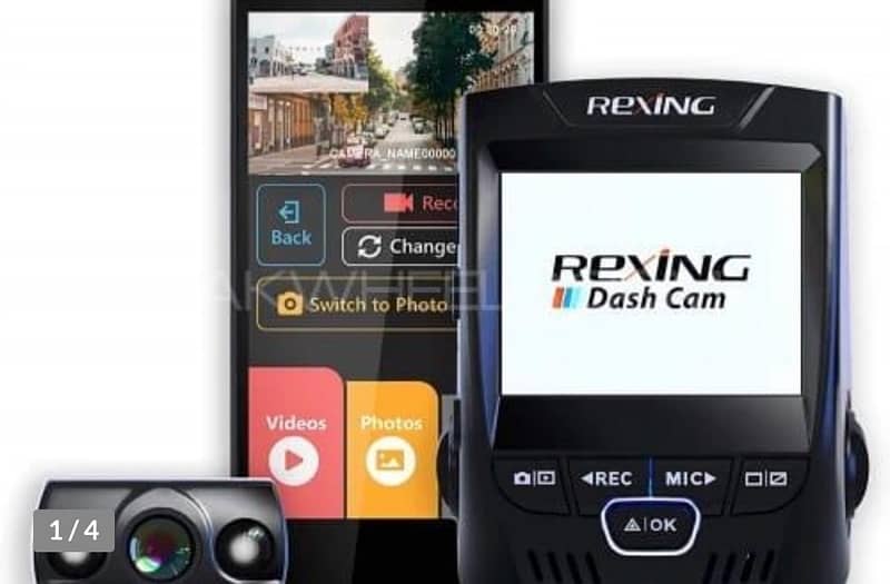 Rexing V1P 2.4" LCD FHD 1080p 170 Degree Wide Angle Dual Channel 0