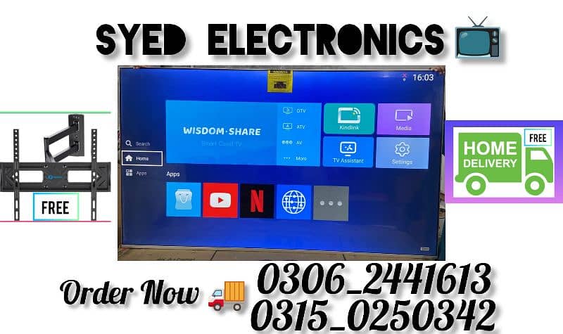 New sale 75" inch led tv Android 4k border less new model Available 0
