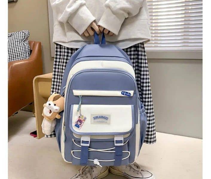 4 Pcs Kid's Nylon School College Bag free delivery cash On delivery 2