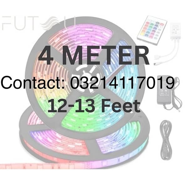 RGB LED STRIP LIGHT MULTI COLOUR REMOTE CONTROL 12v 0