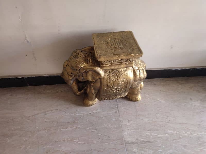 elephant for home decor in antique colour 0