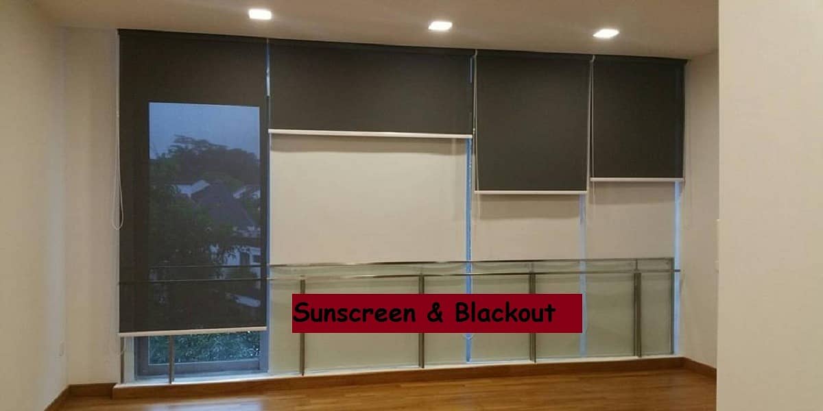 Roller blinds Remote control blinds Black out, Sun heat block blinds 8