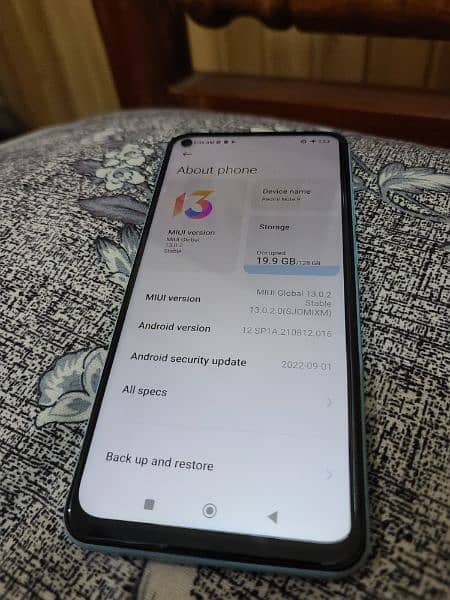 Xiaomi Redmi Note 9 very very less used 8
