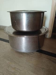 Used Steel pots patele