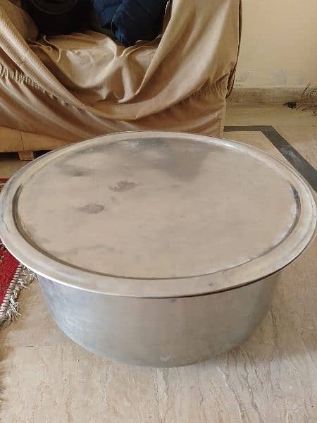 Used Steel pots patele 3