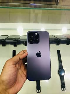 Iphone 14 pro max 256gb purple factory unlocked  both esim non active