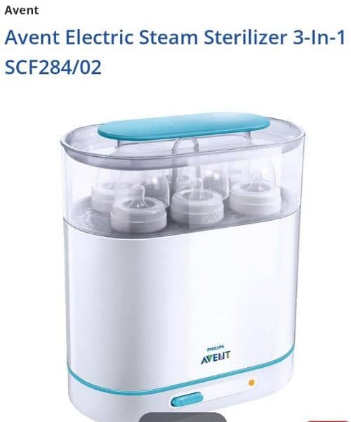 PHILIPS AVENT (Brand new)
Electric Steam Steriliser
3-in-1 . 0