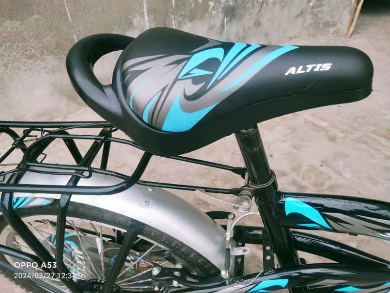 Altis Sports bicycle, Black silver, Aluminium rim 3