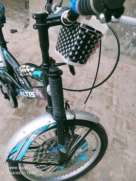 Altis Sports bicycle, Black silver, Aluminium rim 5