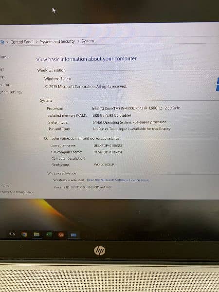 hp elite book 850 i5 4th gen 2