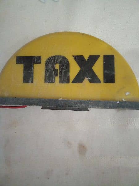 portable taxi board for vehicle with magnet 2