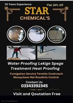 WaterProofing heat proofing Bathroom leakage SEAPAGE